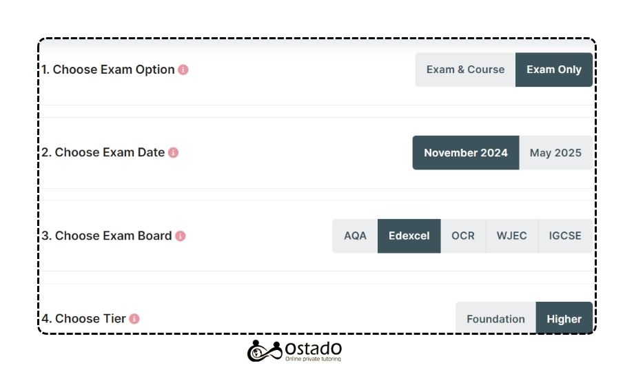 Registration for GCSE maths exam resit