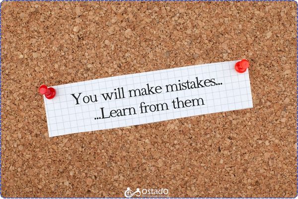 Making mistakes is part of the learning process